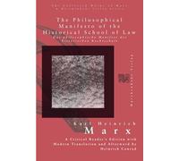 The Philosophical Manifesto of the Historical School of Law
