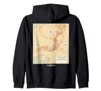 The Phoenician Scheme Region Map Sweat à Capuche