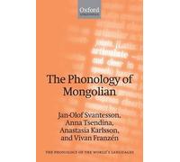 The Phonology Of Mongolian