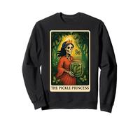 The Pickle Princess Carte De Tarot Fille Aux Cornichons Sweatshirt