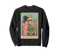 The Pickle Princess Carte De Tarot Fille Aux Cornichons Sweatshirt