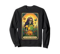 The Pickle Princess Carte De Tarot Fille Aux Cornichons Sweatshirt