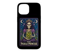 The Pickle Princess Carte de Tarot Gothique Motif Squelette Coque pour iPhone 15