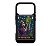 The Pickle Princess Carte de Tarot Gothique Motif Squelette Coque pour iPhone 17 Pro