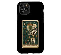 The Pickled Soul Funny Skeleton Pickle Jar Tarot Card Vibe Coque pour iPhone 11 Pro