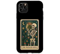 The Pickled Soul Funny Skeleton Pickle Jar Tarot Card Vibe Coque pour iPhone 11 Pro Max