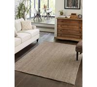 THE PIKKU INTERNATIONAL - Tapis rectangulaire en jute naturelle tressé à la main - Tapis rustique tressé à la main pour salon, couloir, cuisine, chambre à coucher, 180 x 300 cm