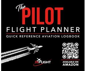 The Pilot Flight Planner: Quick Reference Aviation Logbook - Flight Deck Notes & Airport Data. Fuel, Route and Holding Calculations for Airline Corporate Private Commercial Captains & First Officers