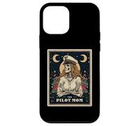 The Pilot Mom Aviation Pilote Carte de Tarot Squelette Coque pour iPhone 12 Mini