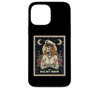 The Pilot Mom Aviation Pilote Carte de Tarot Squelette Coque pour iPhone 13 Pro Max