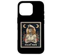 The Pilot Mom Aviation Pilote Carte de Tarot Squelette Coque pour iPhone 16 Pro