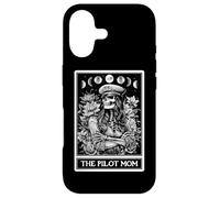 The Pilot Mom Aviation Pilote Carte de Tarot Squelette Coque pour iPhone 17