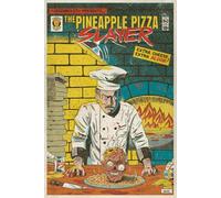 The Pineapple Pizza Slayer: Extra cheese. Extra blood.