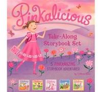 The Pinkalicious Take-Along Storybook Set: Tickled Pink, Pinkalicious And The Pink Drink, Flower Girl, Crazy Hair Day, Pinkalicious And The New Teacher (Paperback) Victoria Kann, (Auteur)