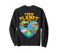 The Planet Also Animal Droits Message Vegan Meme Sweatshirt