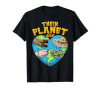 The Planet Also Animal Droits Message Vegan Meme T-Shirt