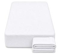 The Planet Store - 2 X Fiche De Lit Blanc Housse Coton 130 Cm X 70 100% [Produit Bébé] - Référence : Cot-4