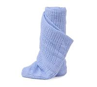 The Planet Store - Bleu Couverture Lit En Coton Cellulaire 100%, Taille: 100 X 150 Cm Fabriqué En Ue - Référence : Yh-Vmbg-355U