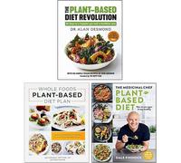The Plant-Based Diet Revolution [Couverture rigide], The Medicinal Chef [Couverture rigide], Whole Foods Plan de régime à base de plantes Fresh Start Lot de 3 livres