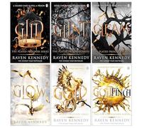 The Plated Prisoner Series 6 Books Collection Set By Raven Kennedy (Gild, Glint, Gleam, Glow, Gold & Goldfinch)