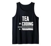 Thé Plus Coding Égale Programmation Math Débardeur