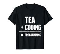 Thé Plus Coding Égale Programmation Math T-Shirt