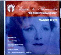 The Pocket Prima Donna : Airs D'opéras Et D'opérettes Français - Maggie Teyte, Sop.; Acc. Divers - Enr. 1940-1948