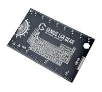 The Pocket Scientist Règle d'ingénierie pour portefeuille avec échelle et conversion d'unités 7,6 cm