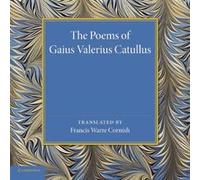 The Poems of Gaius Valerius Catullus - Cambridge University Press - Cambridge University Press - Livre en Anglais - Paperback Cambridge University PressCambridge University Press (Auteur)