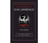 The Poems: Volume 3, Uncollected Poems and Early Versions (The Cambridge Edition of the Works of D. H. Lawrence) - [Version Originale] Inconnu (Auteur)