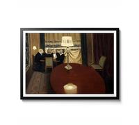 The Poker Game de Félix Vallotton, art mural sur le thème de la nuit du casino, impression vintage de 1902 nature morte, paysage classique, affiche de décoration d'intérieur, mat d'archivage, A2