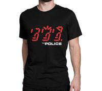 The Police Band Rock Unisex 100% Cotton Short-Sleeve T-Shirts Black S