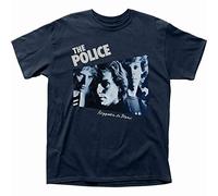 The Police Reggatta De Blanc T Shirt Mens Rock N Roll Band Navy Navy Blue M