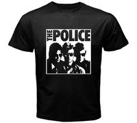 The Police Sting Rock Band Music Men's Black T-Shirt Size XXL