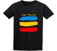 The Police Synchronicity Album Rock Cartoon Dance Rock Base Concise T-Shirt Black 3XL