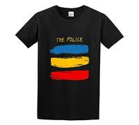 The Police Synchronicity Album Rock Hip hop Lazy Style Printing Blonde T-Shirt Black XL