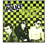 THE POLICE - THE POLICE nothing achieving/fall out . 7" green check picture sleeve