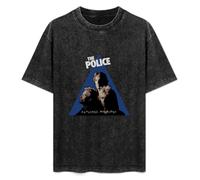 The Police Zenyatta Mondatta Album Cover Vintage Washed Tee Unisex Short Sleeve Size L