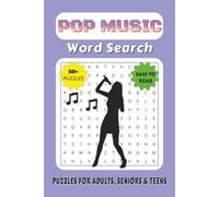 The Pop Music Word Search: Word Searches with Easy to Read Print about Pop, Pop Music, Artists and More | 6x9 inches, 110 ... Holidays, Vacations, Free Time and Relaxation