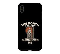 The Porch Light Summoned Me Possum Humour Coque pour iPhone XS Max