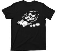 The Pork Chop Express T Shirt Jack Burton Trucking Big Trouble in Little China John Carpenter 80s Action Comedy Movie Tee Manches Courtes(Medium)