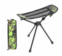 The Portable Fishing & Camping Solution Tabouret pliant compact avec support pour jambes (vert)