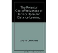 The Potential Cost-Effectiveness Of Tertiary Open And Distance Learning