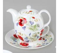 Thé Pour Un Ensemble English Meadow En Porcelaine Bone China Roy Kirkham