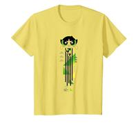 The Powerpuff Girls Buttercup Streak T-Shirt, Enfant, Citron, 4 Ans