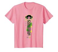 The Powerpuff Girls Buttercup Streak T-Shirt, Enfant, Rose, 12 Ans