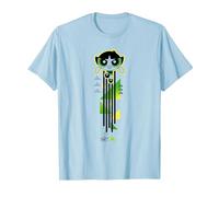 The Powerpuff Girls Buttercup Streak T-Shirt, Homme, Bleu Céleste, XXL