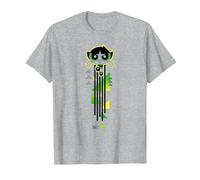 The Powerpuff Girls Buttercup Streak T-Shirt, Homme, Gris Chiné, 5XL