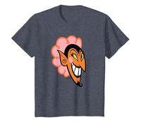 The Powerpuff Girls Him Devil Face T-Shirt, Enfant, Bleu Chiné, 4 Ans