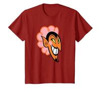 The Powerpuff Girls Him Devil Face T-Shirt, Enfant, Canneberge, 4 Ans